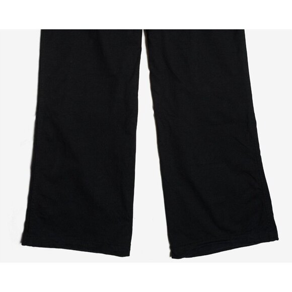 GAP Womens Size 0 Petite Wide Leg Chino Pants Stretch Black - Picture 6 of 8